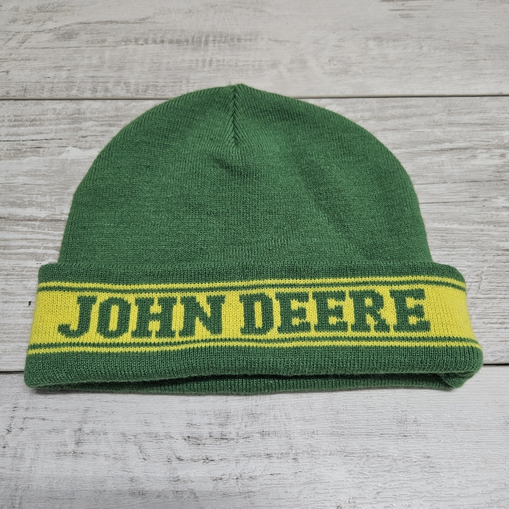 John Deere Beanie Green Winter Rancher